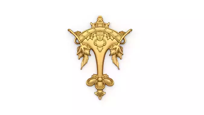 Classic carved decor ornament 511