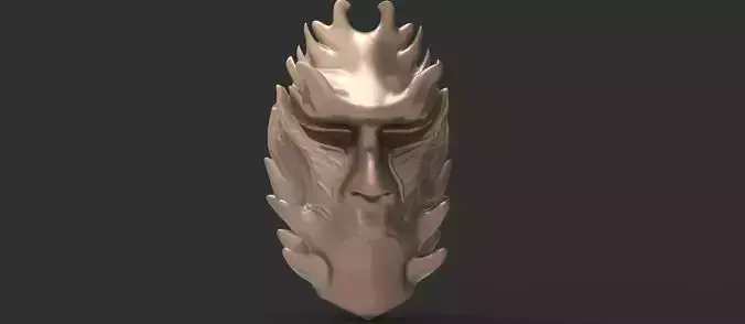African shaman mask 1  3D model