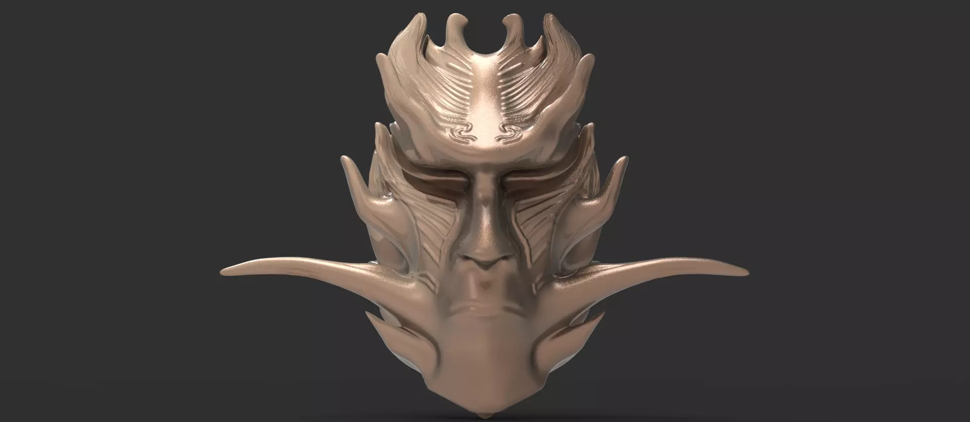 African shaman mask 3 3D model_0