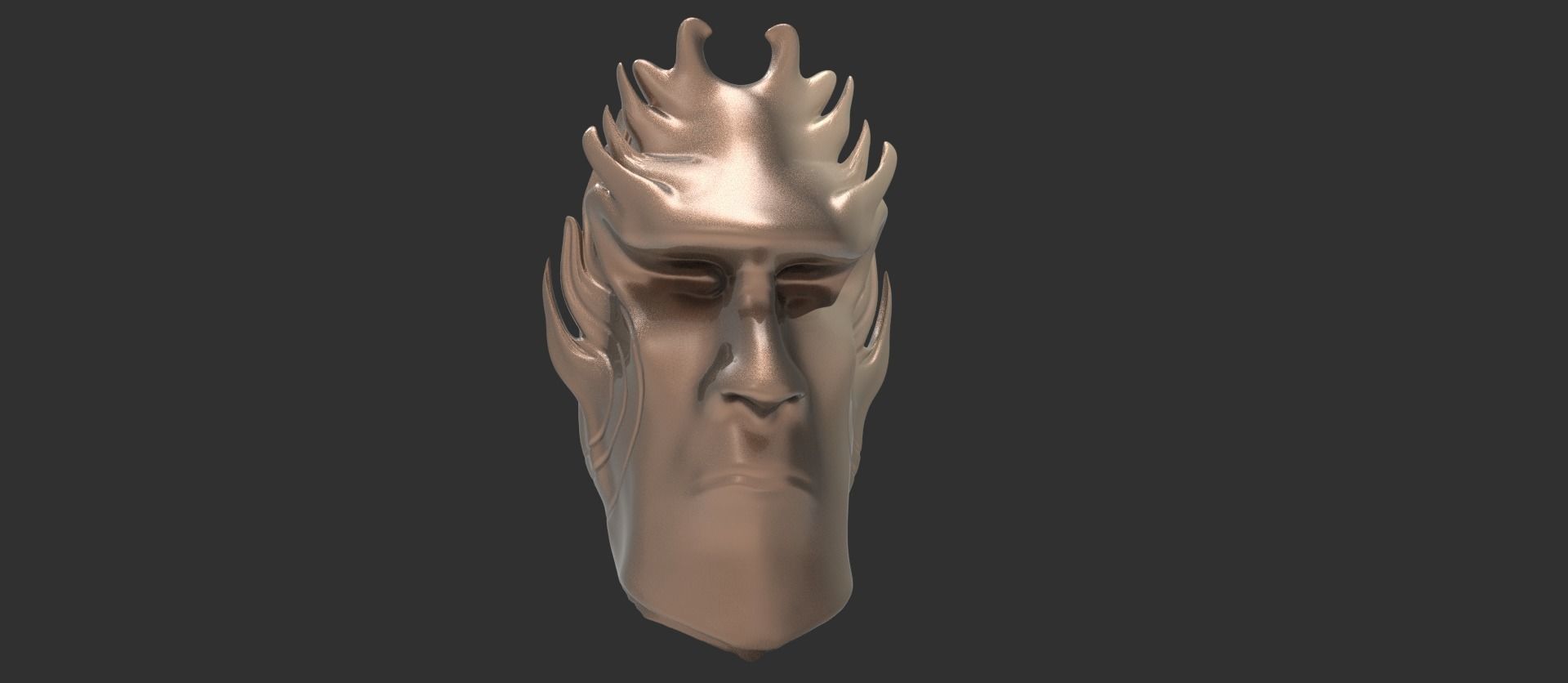 African shaman mask collection 1  3D model_5