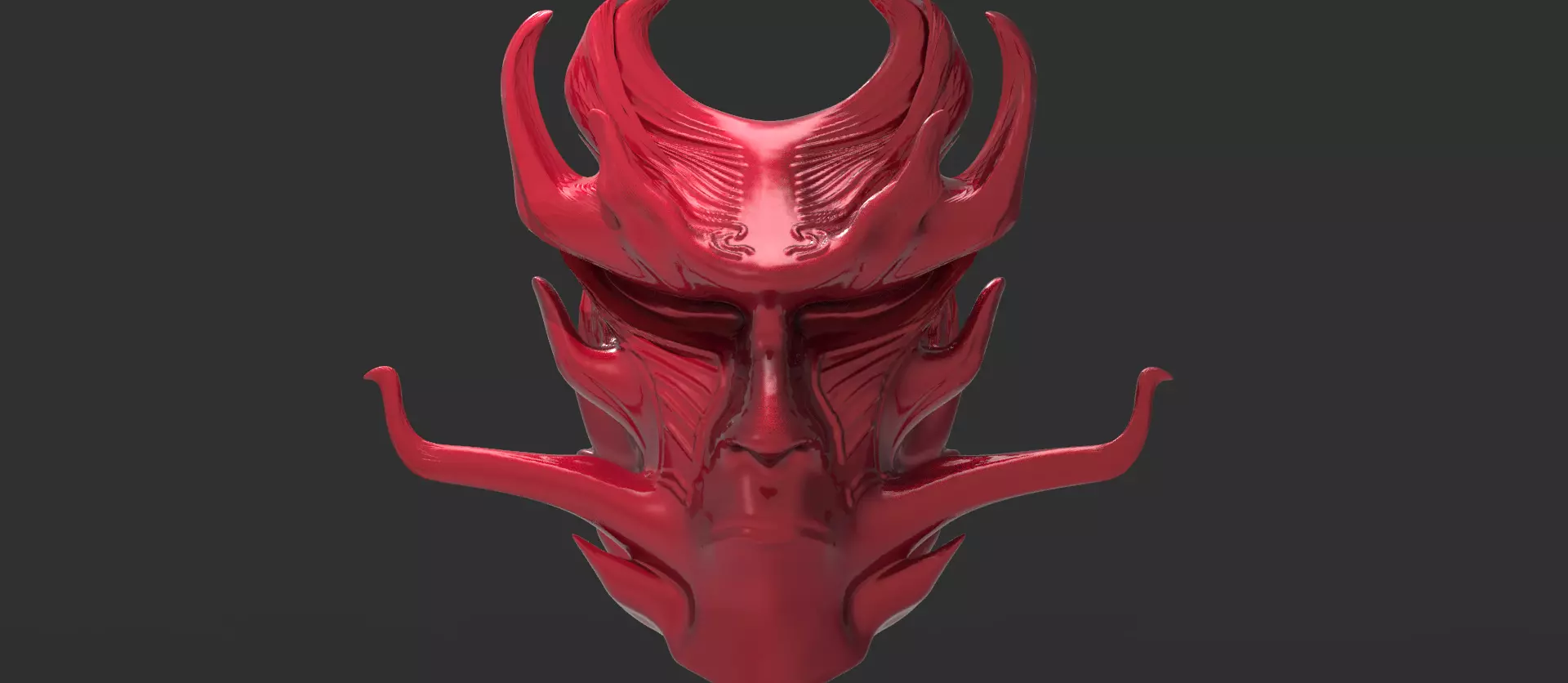 African shaman mask collection 1  3D model_0
