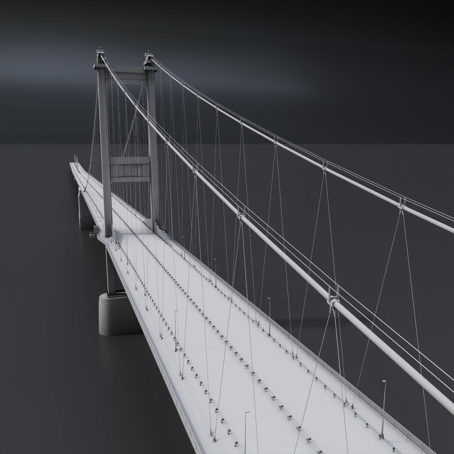 Severn Bridge 3D model_14