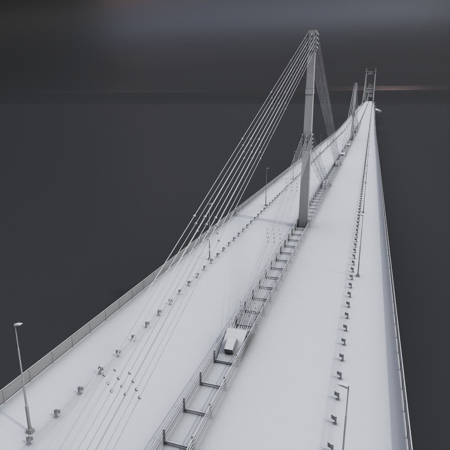 Severn Bridge 3D model_15