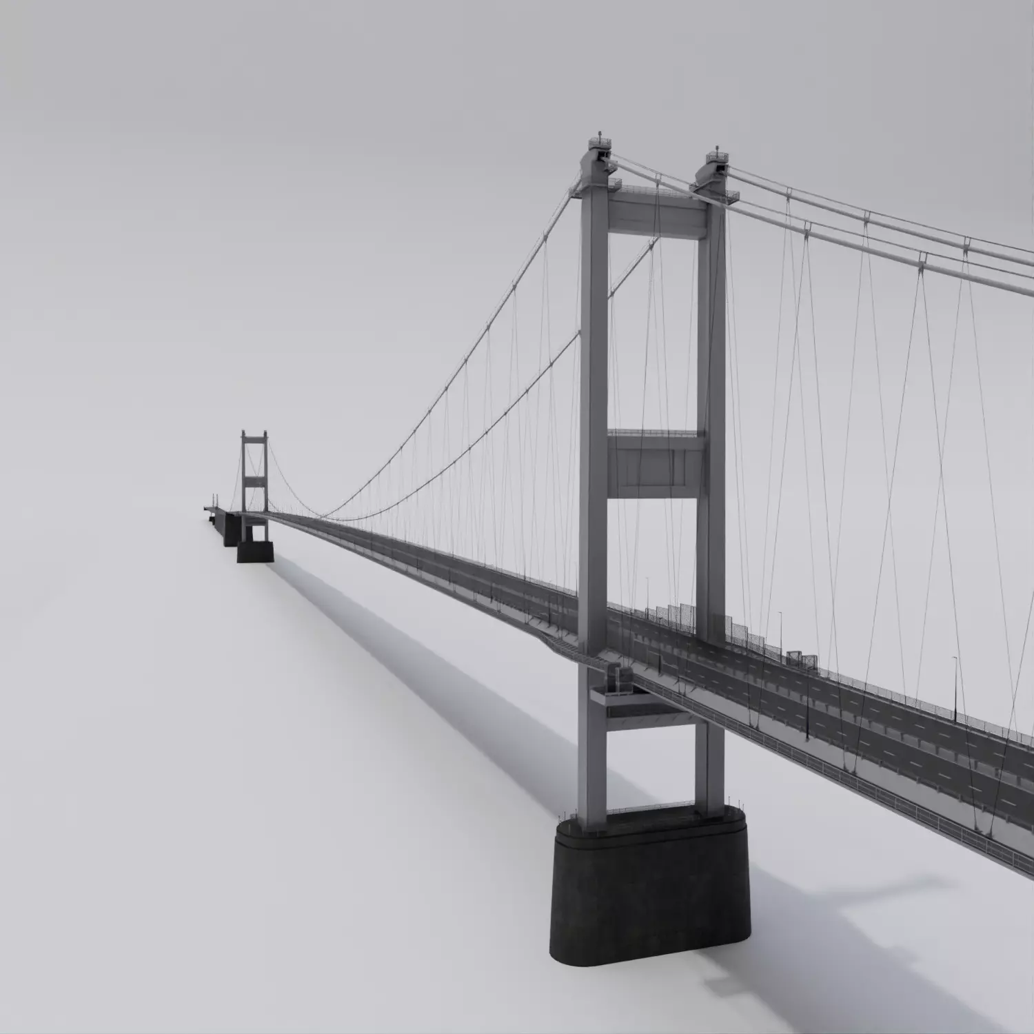 Severn Bridge 3D model_0