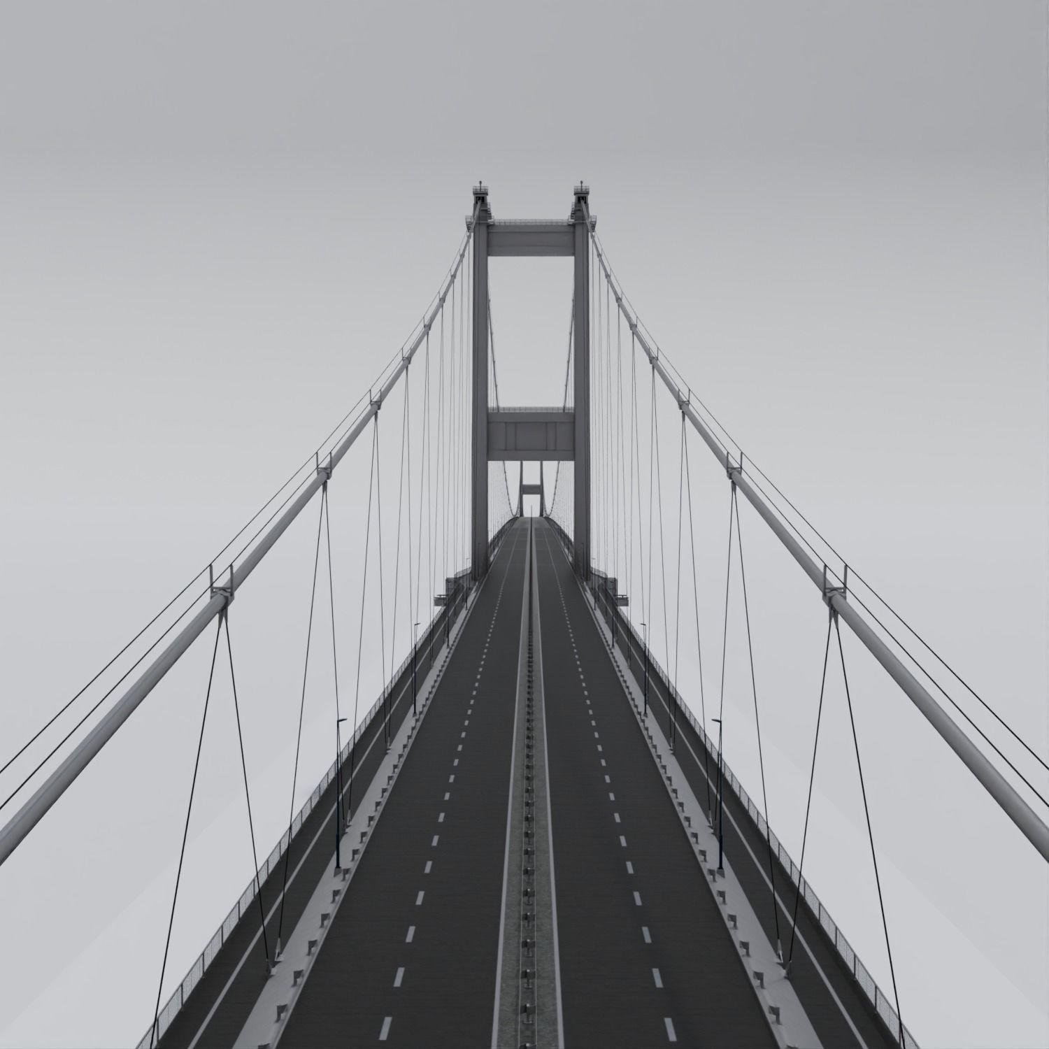 Severn Bridge 3D model_7