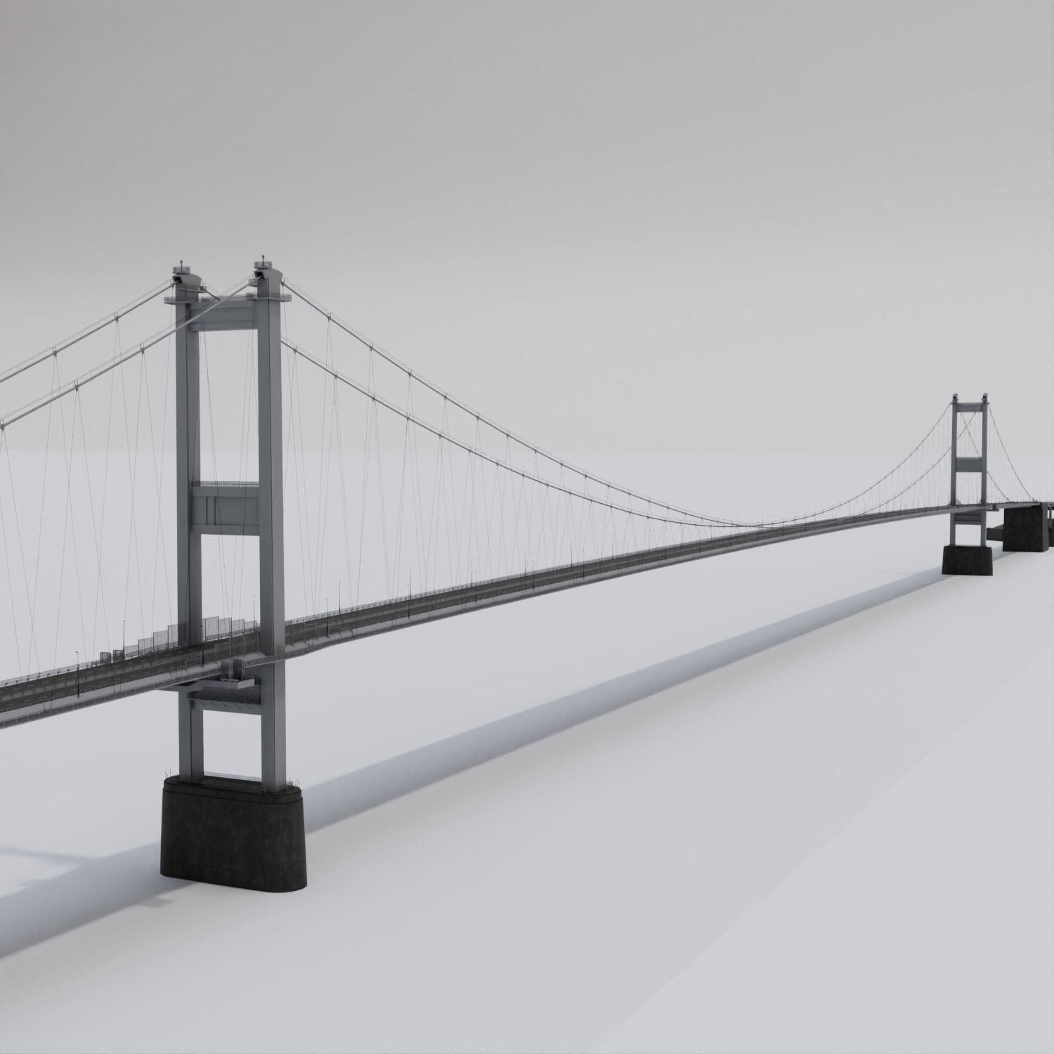 Severn Bridge 3D model_1