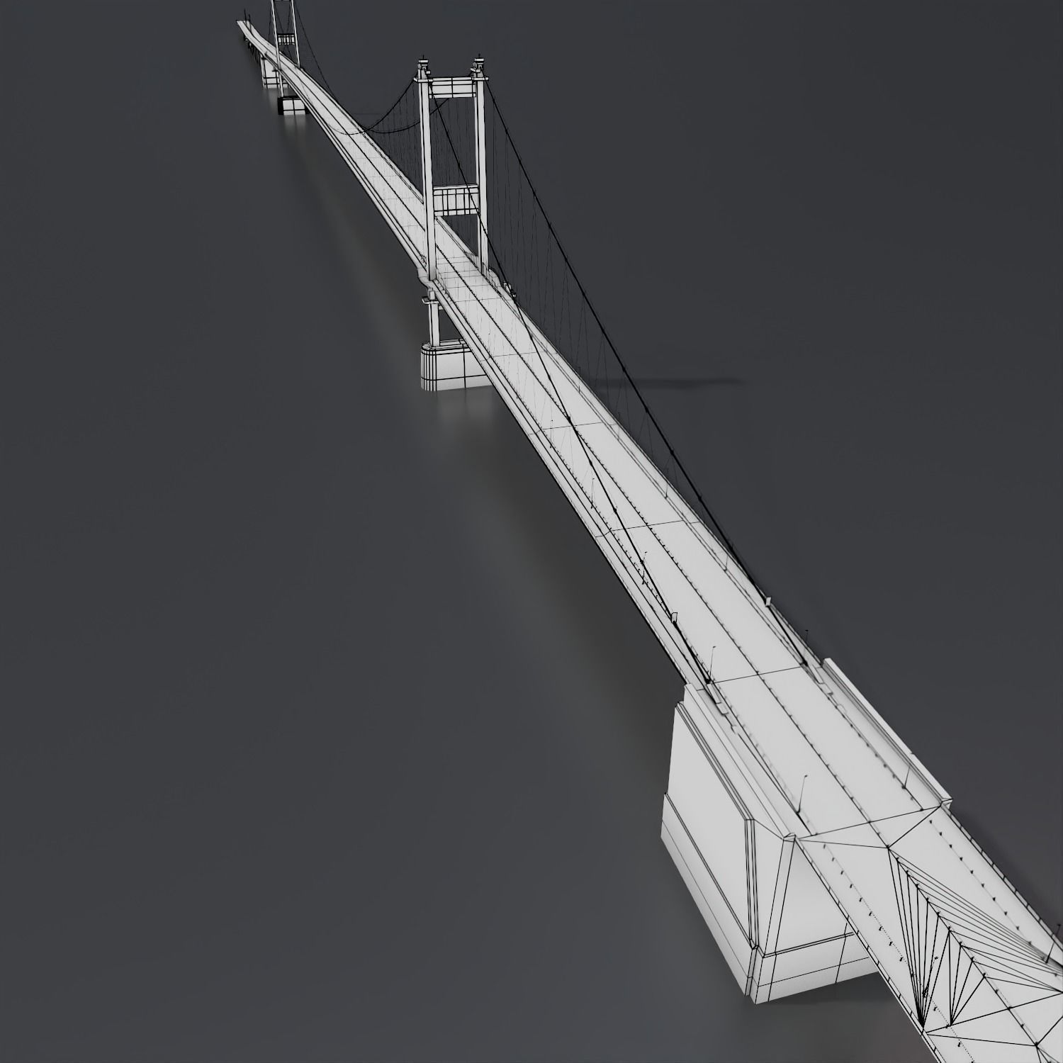 Severn Bridge 3D model_19