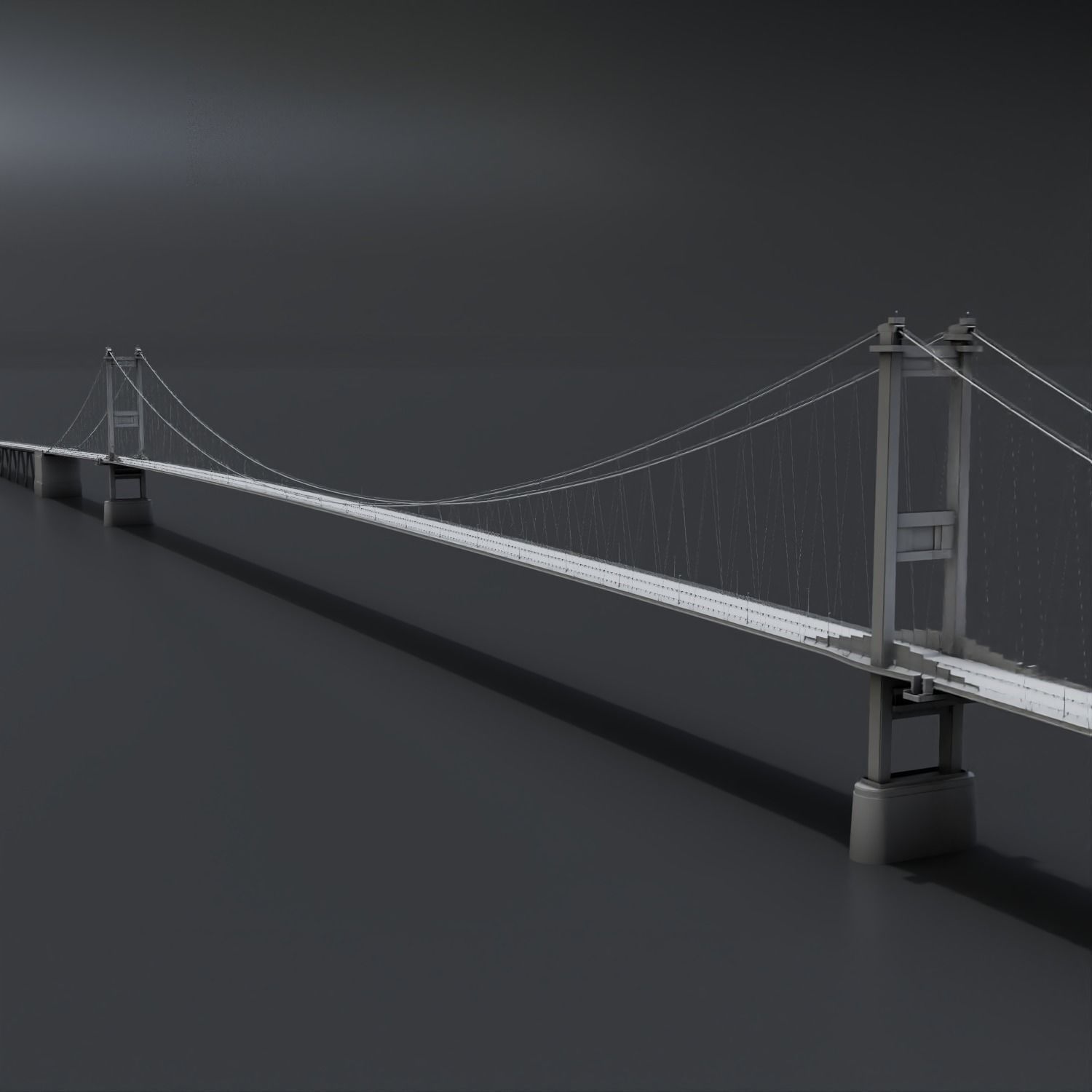 Severn Bridge 3D model_12