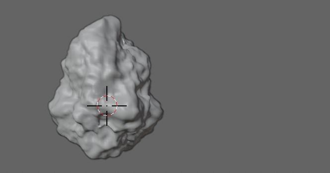 2 cartoon clouds 3D model_2