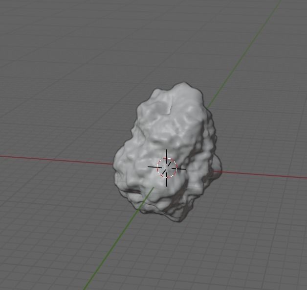 2 cartoon clouds 3D model_3
