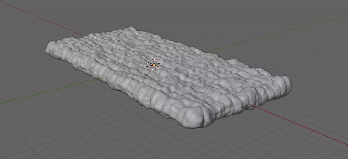 2 cartoon clouds 3D model_0