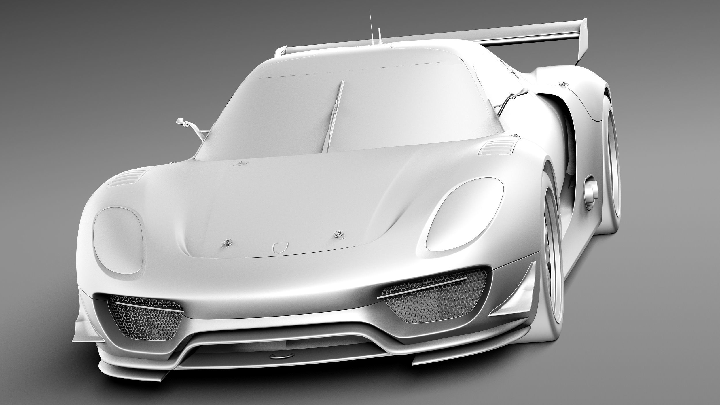 Porsche 918 RSR 2012 3D model_9