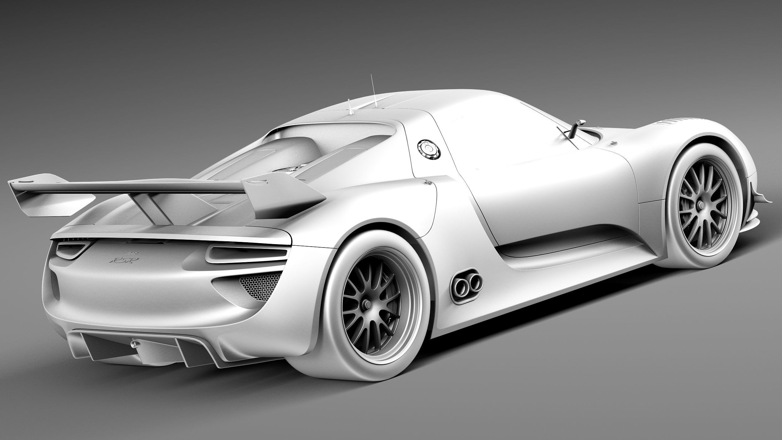 Porsche 918 RSR 2012 3D model_12