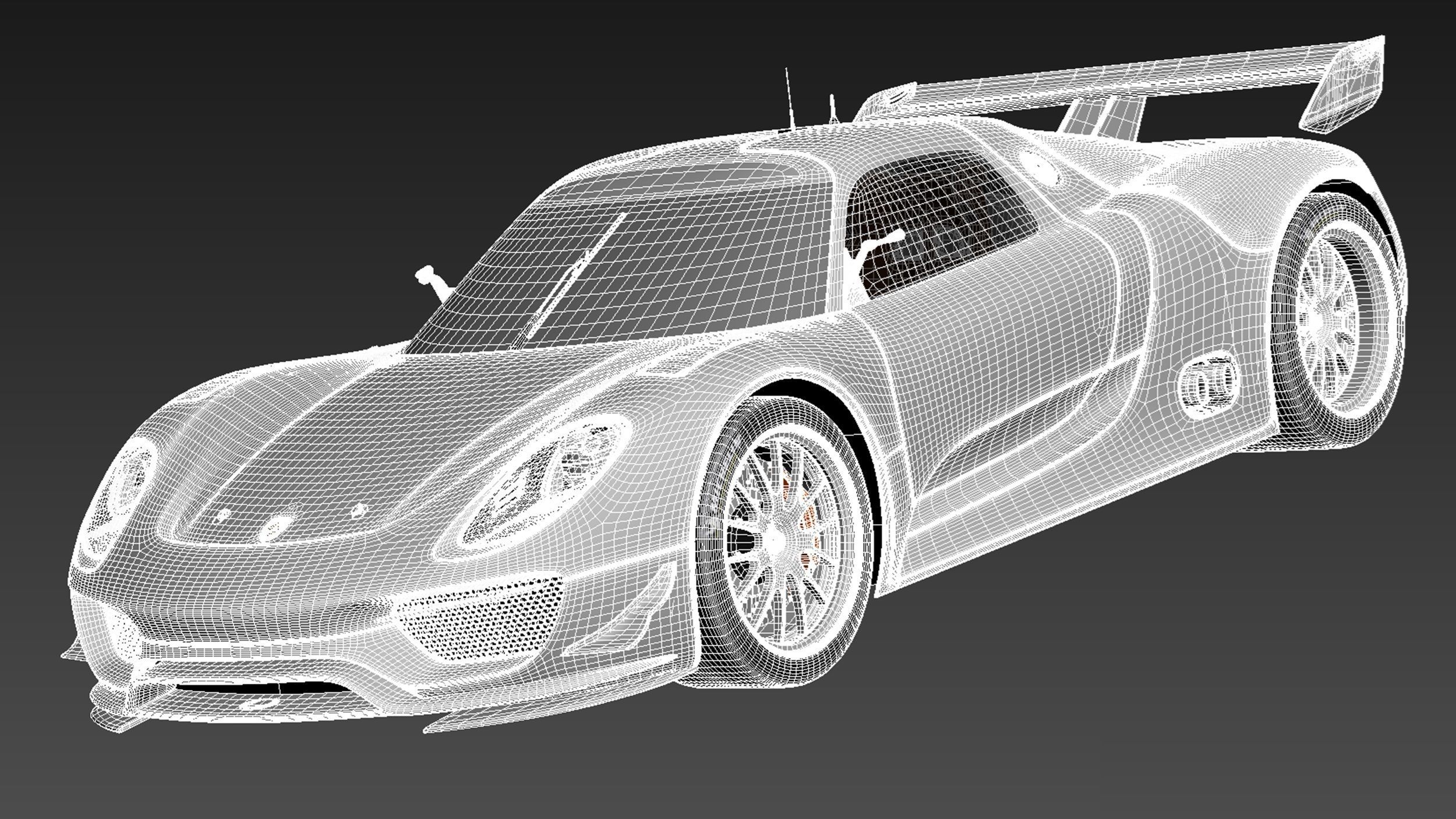 Porsche 918 RSR 2012 3D model_16