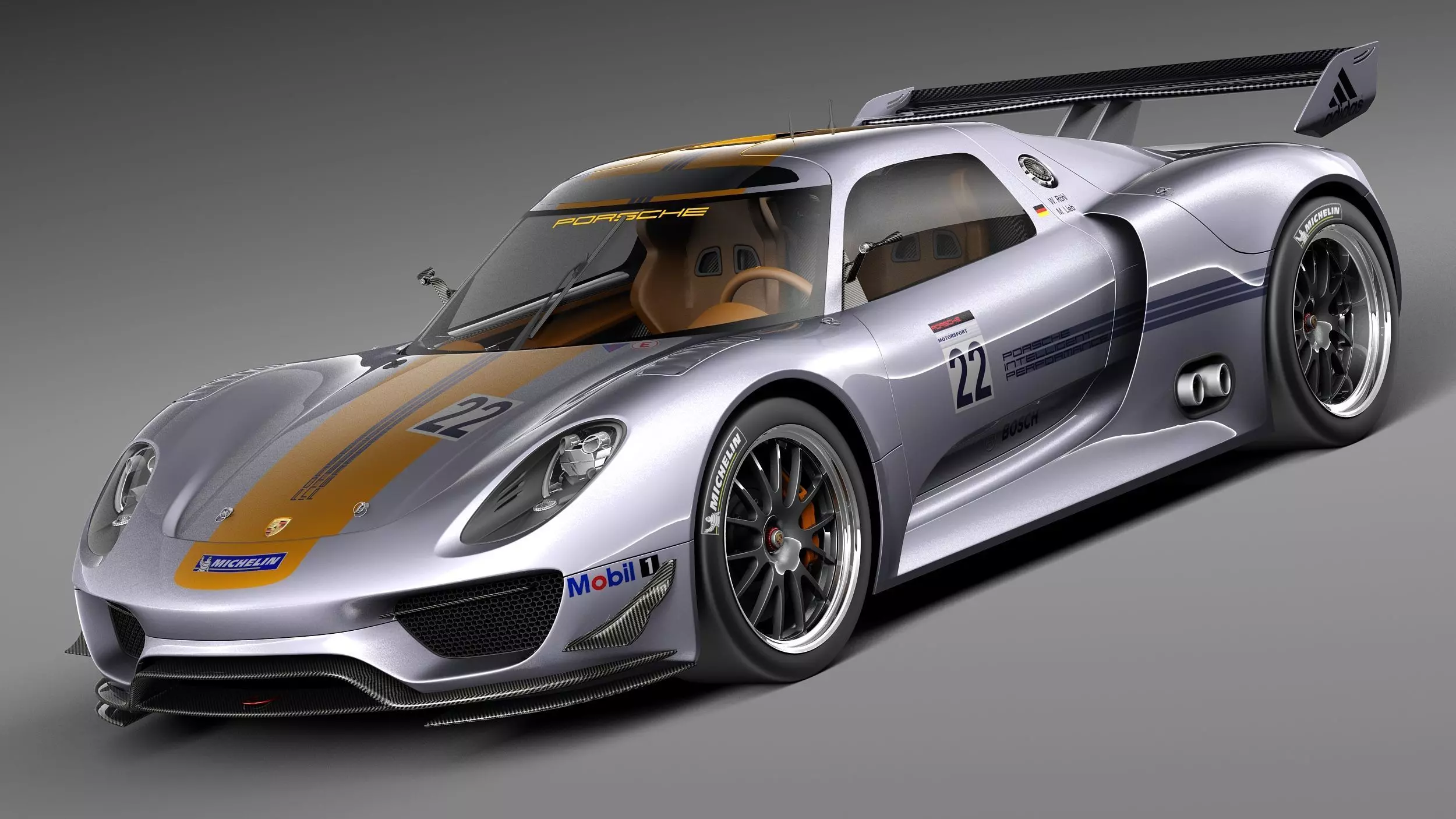 Porsche 918 RSR 2012 3D model_0
