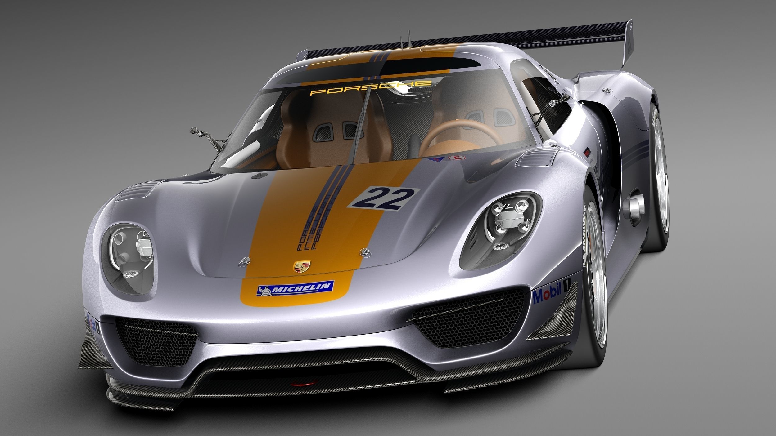 Porsche 918 RSR 2012 3D model_1