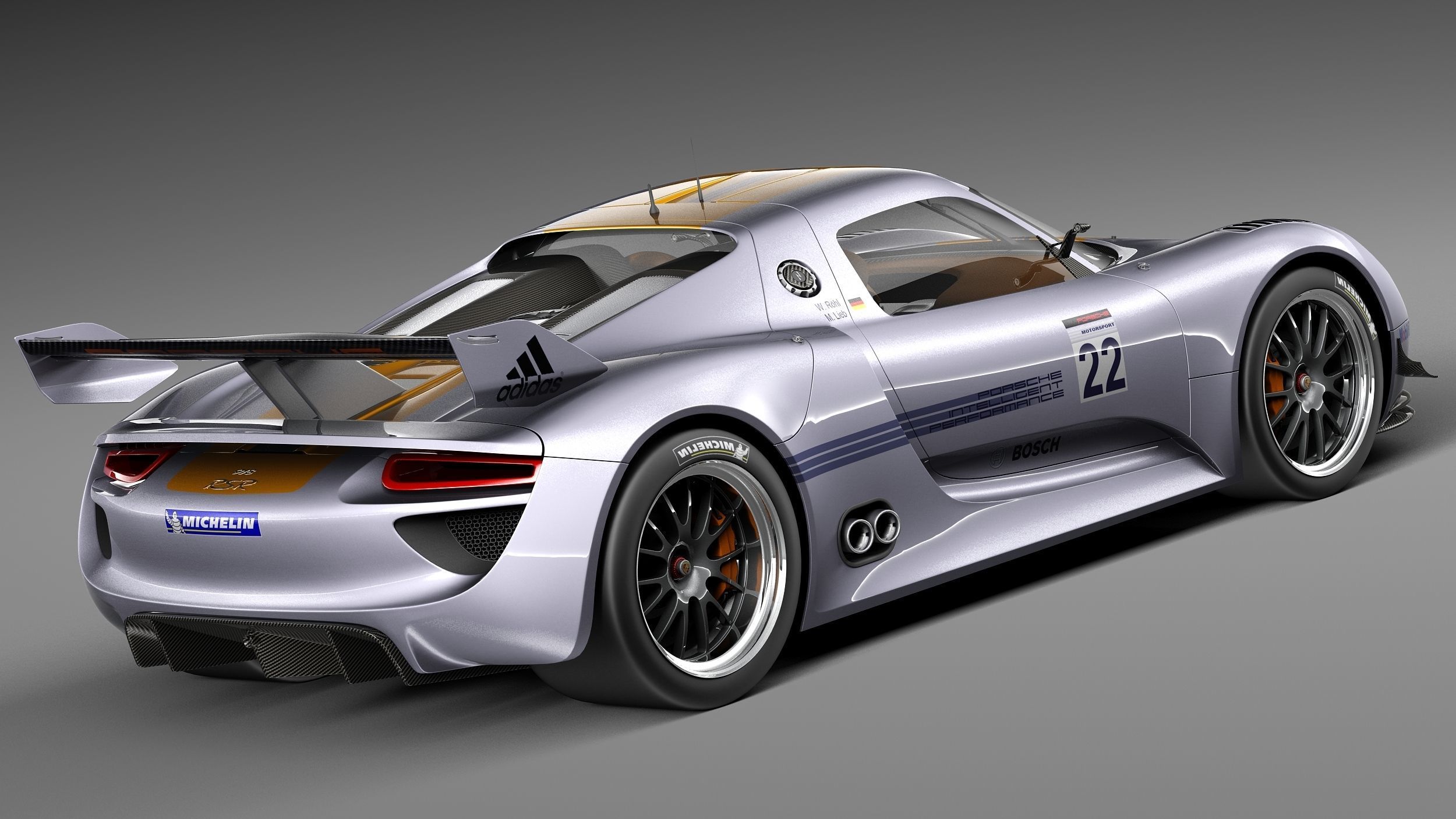 Porsche 918 RSR 2012 3D model_4
