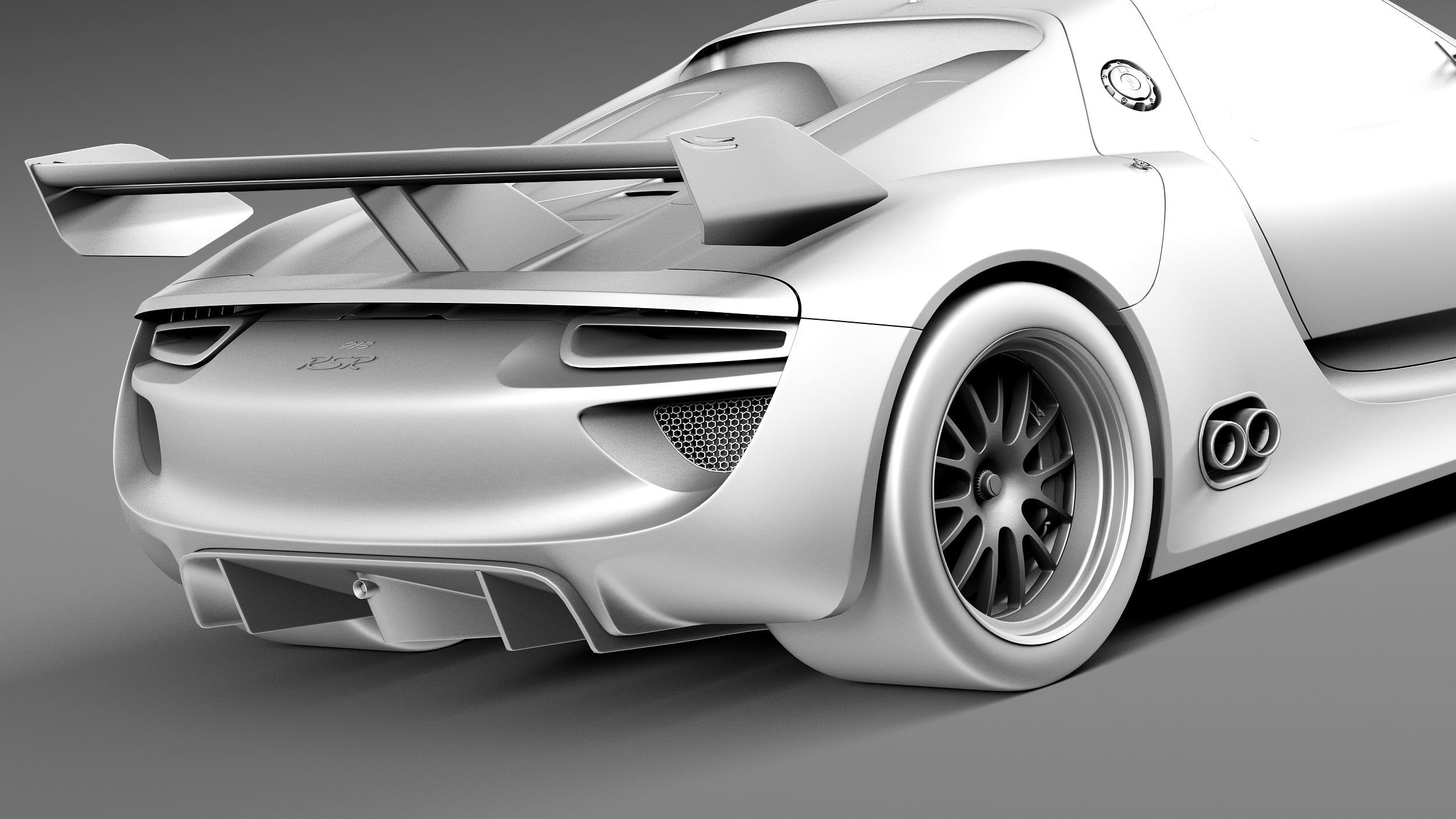 Porsche 918 RSR 2012 3D model_11