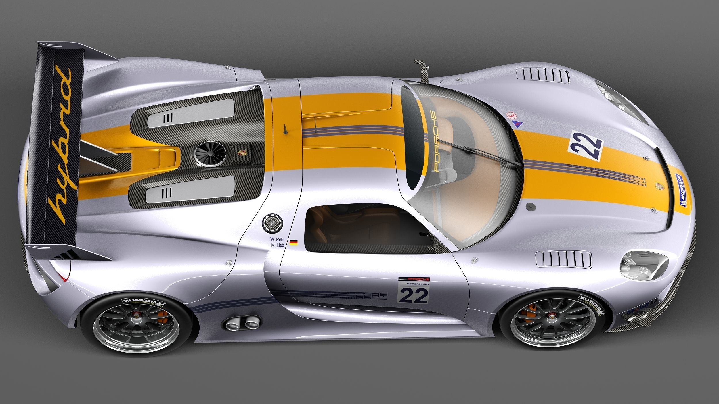 Porsche 918 RSR 2012 3D model_7