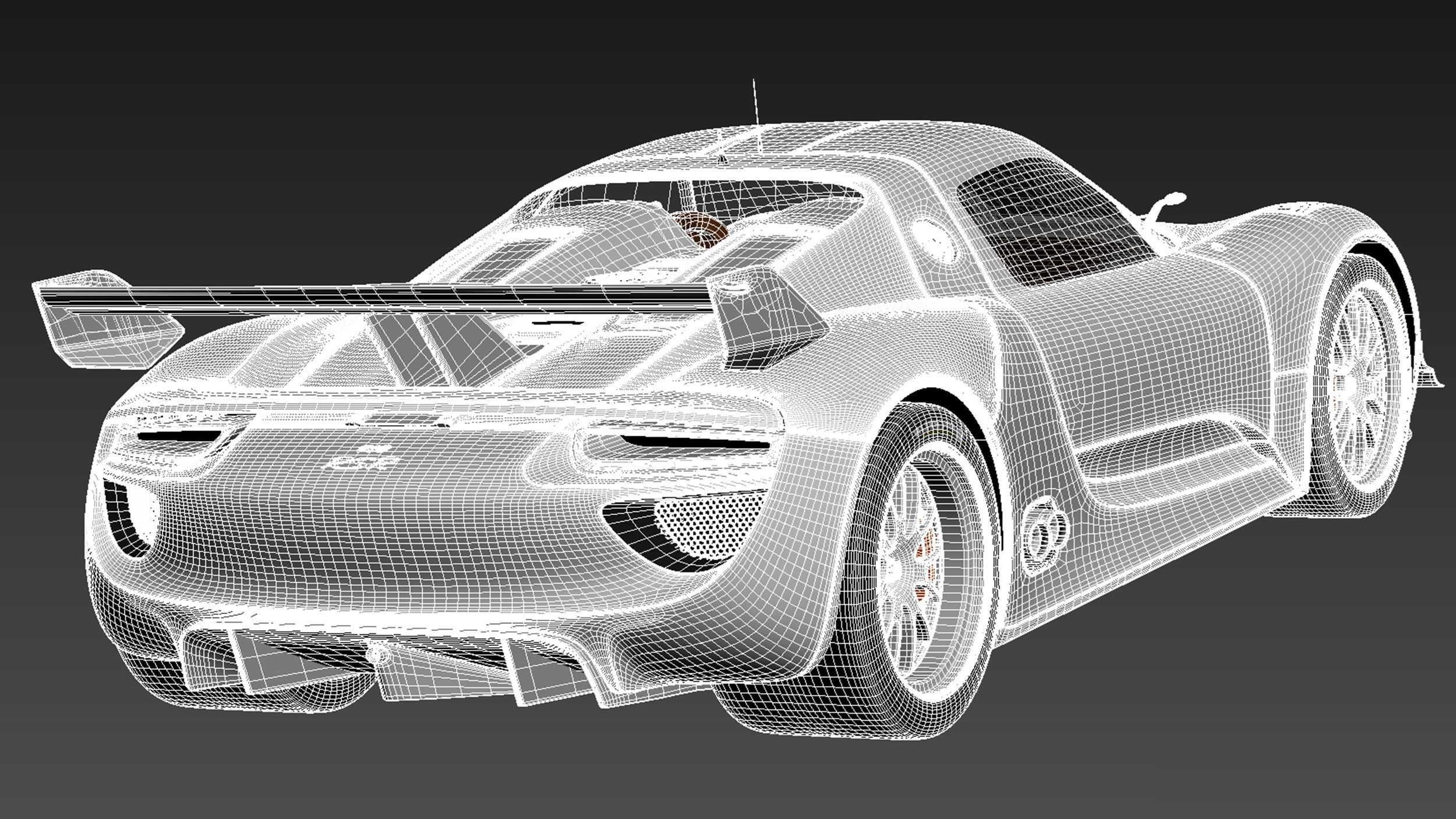 Porsche 918 RSR 2012 3D model_17