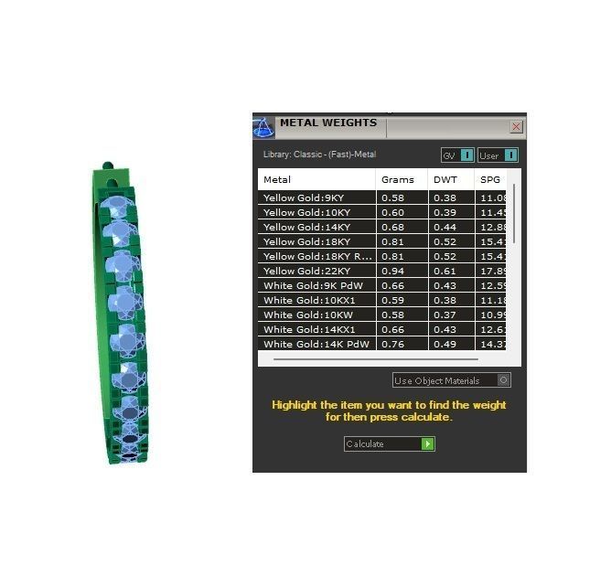 hoop  earring design With Diamonds and Gemstone 3D print model  3D print model_2