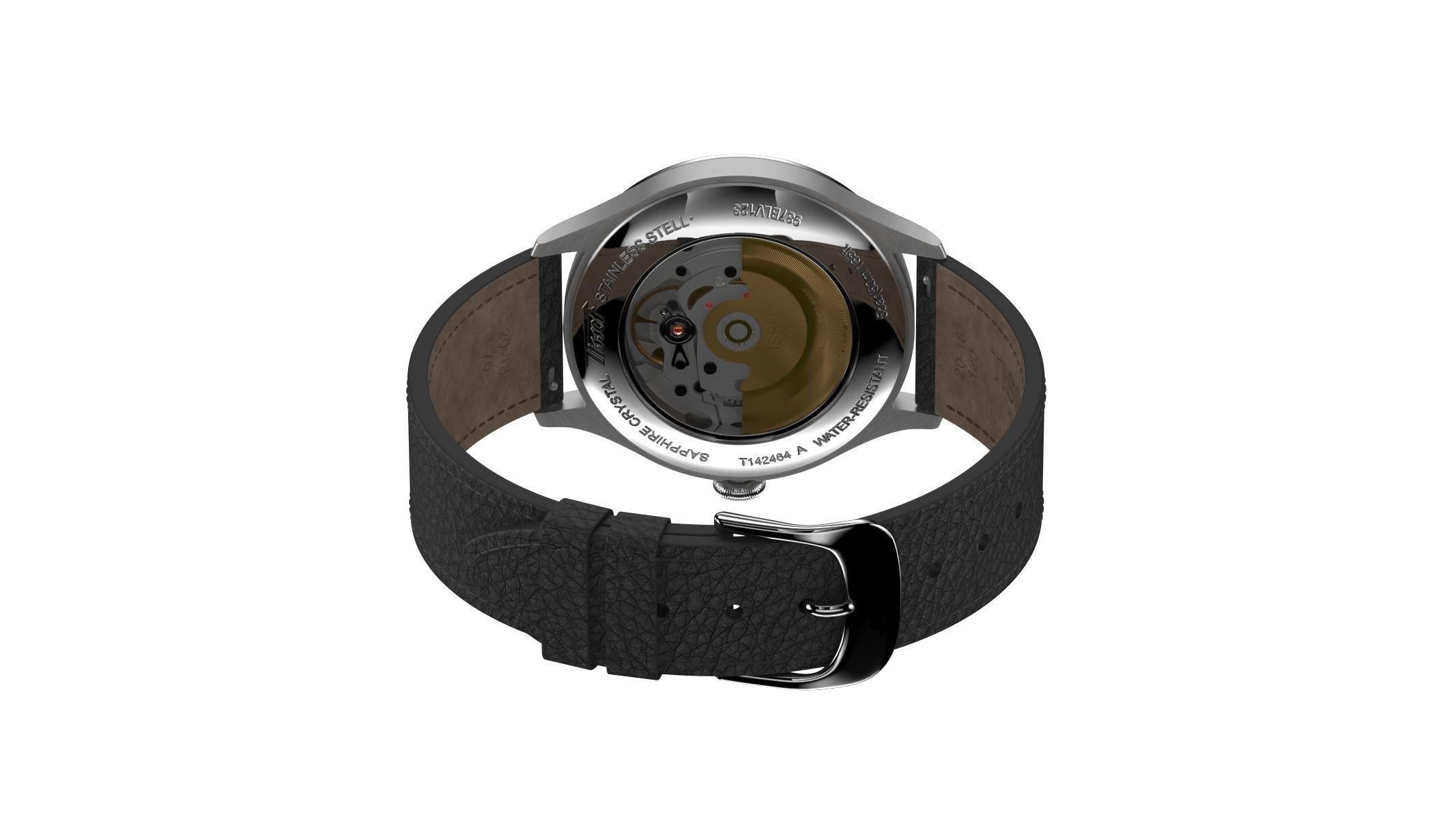 Tissot Heritage 1938 Automatic Cosc Brown 3D model_8