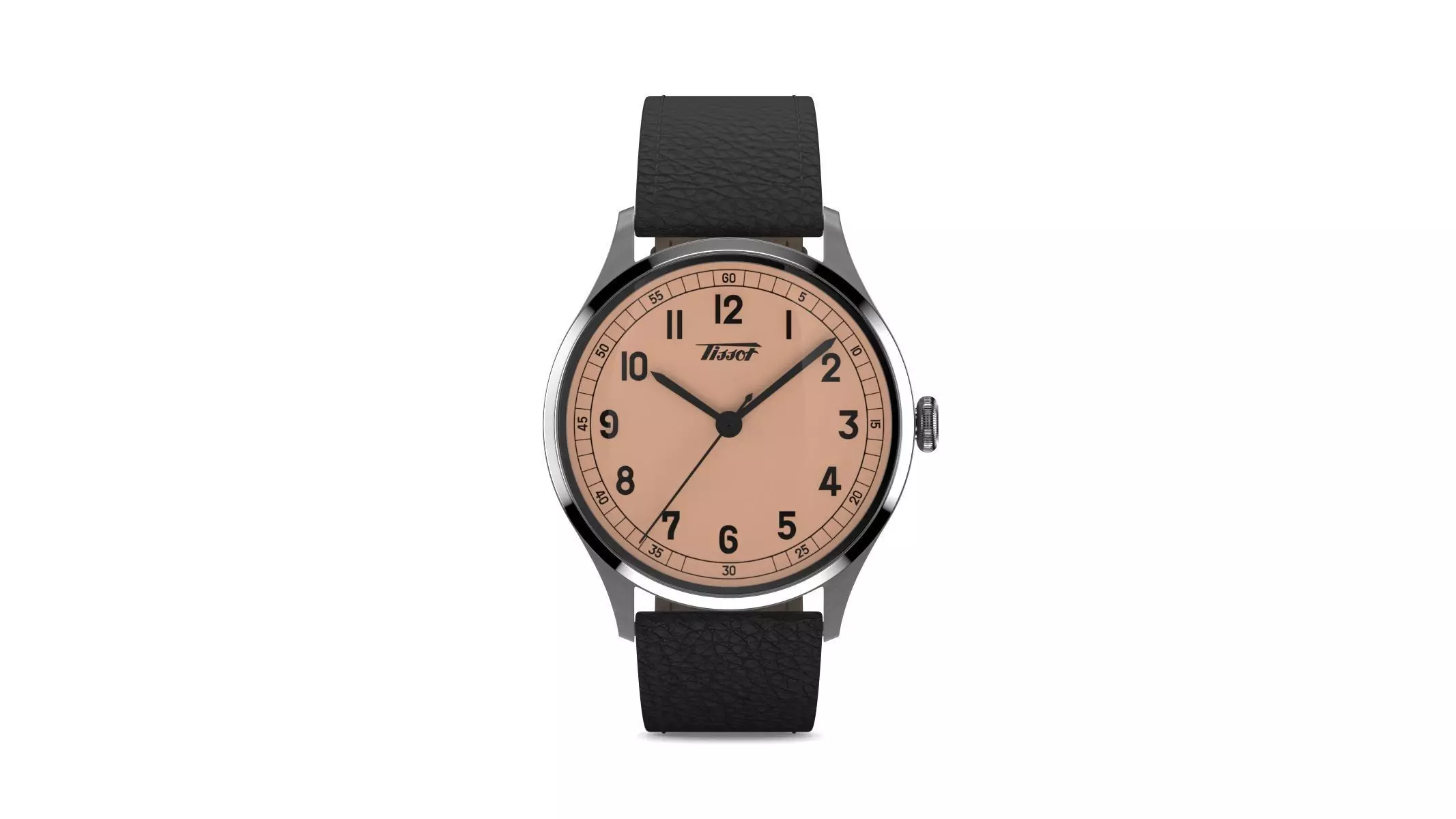 Tissot Heritage 1938 Automatic Cosc Brown 3D model_0