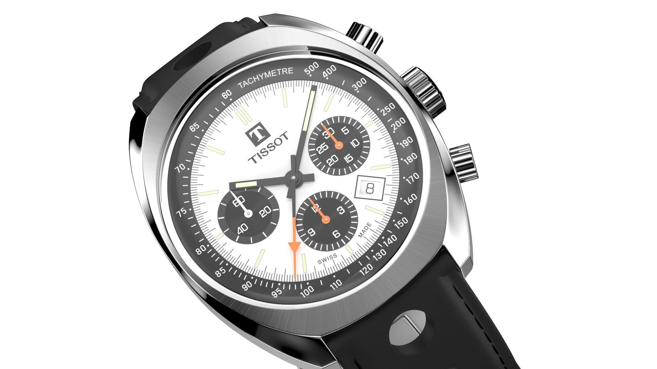 Tissot Heritage 1973 3D model_8