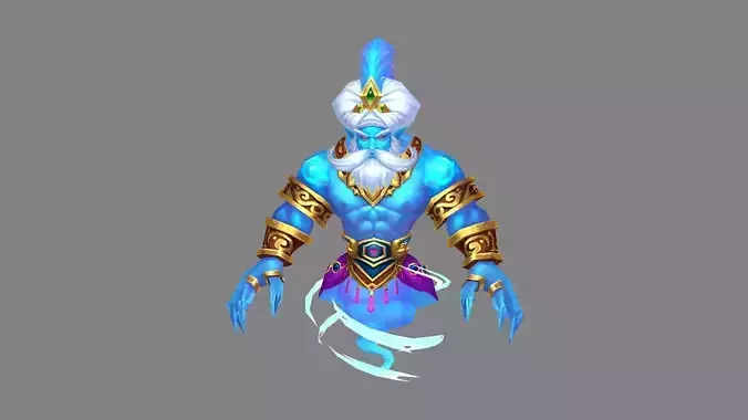 Cartoon magic lamp - Fairy tales