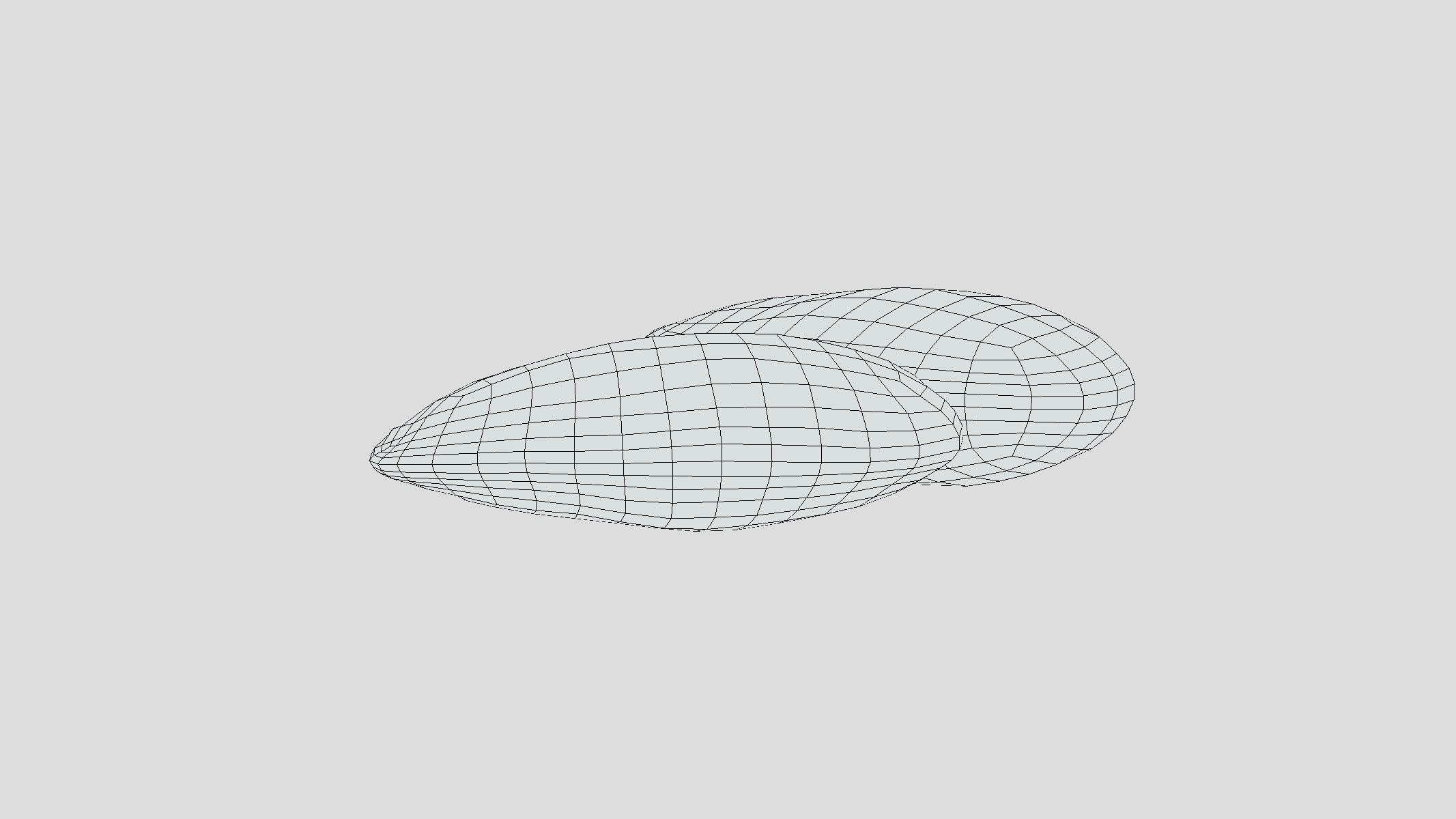 Almond Low Poly Low-poly 3D model_3