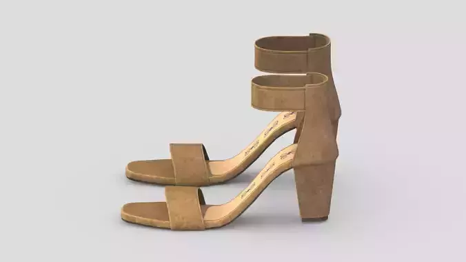 Ankle Strap Low Poly