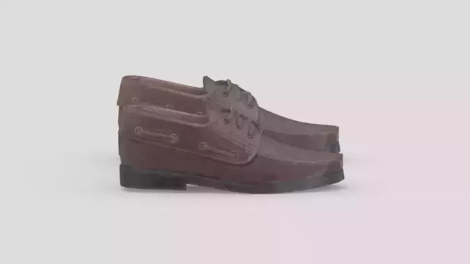 Boat Shoes Low Poly