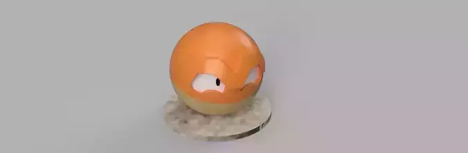 Pokemon 0100 Voltorb Hisui 3D model