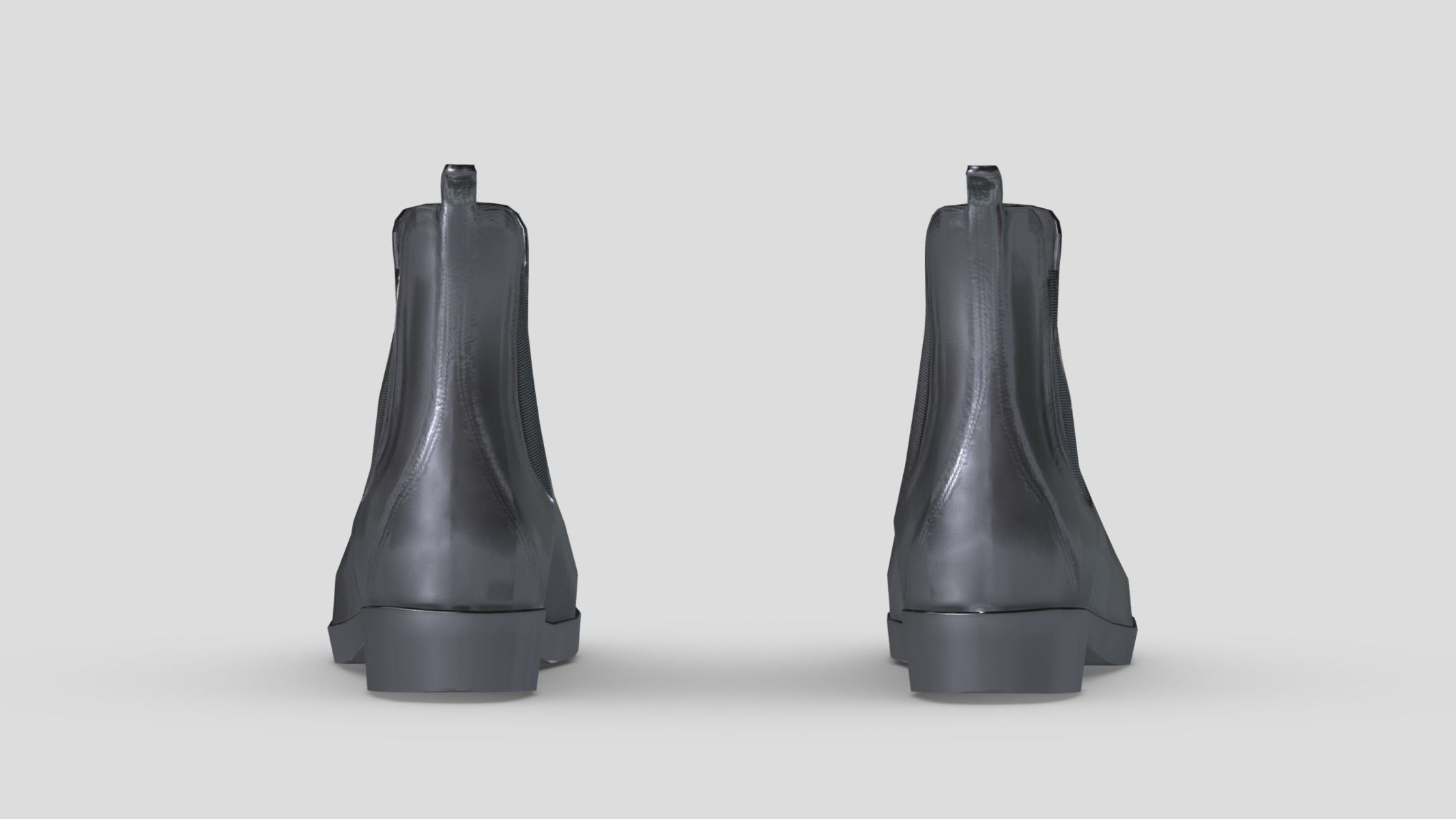 Boots Low Poly Low-poly 3D model_6