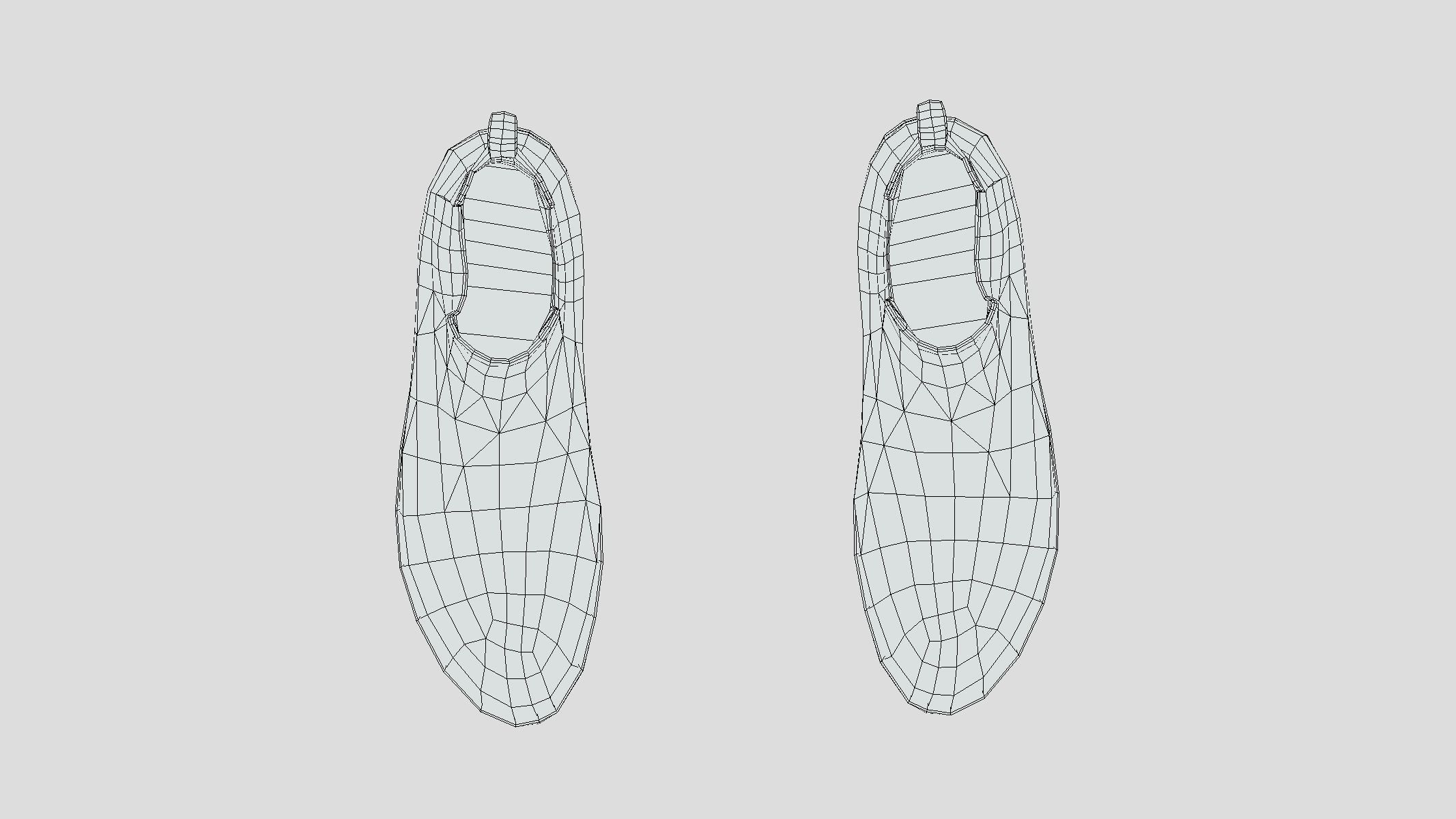 Boots Low Poly Low-poly 3D model_9