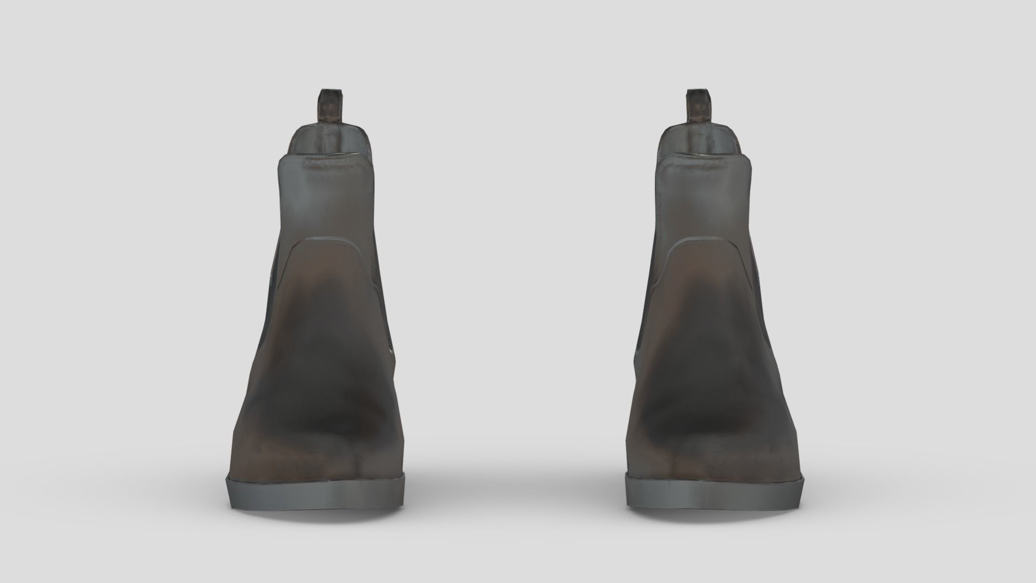 Boots Low Poly Low-poly 3D model_2
