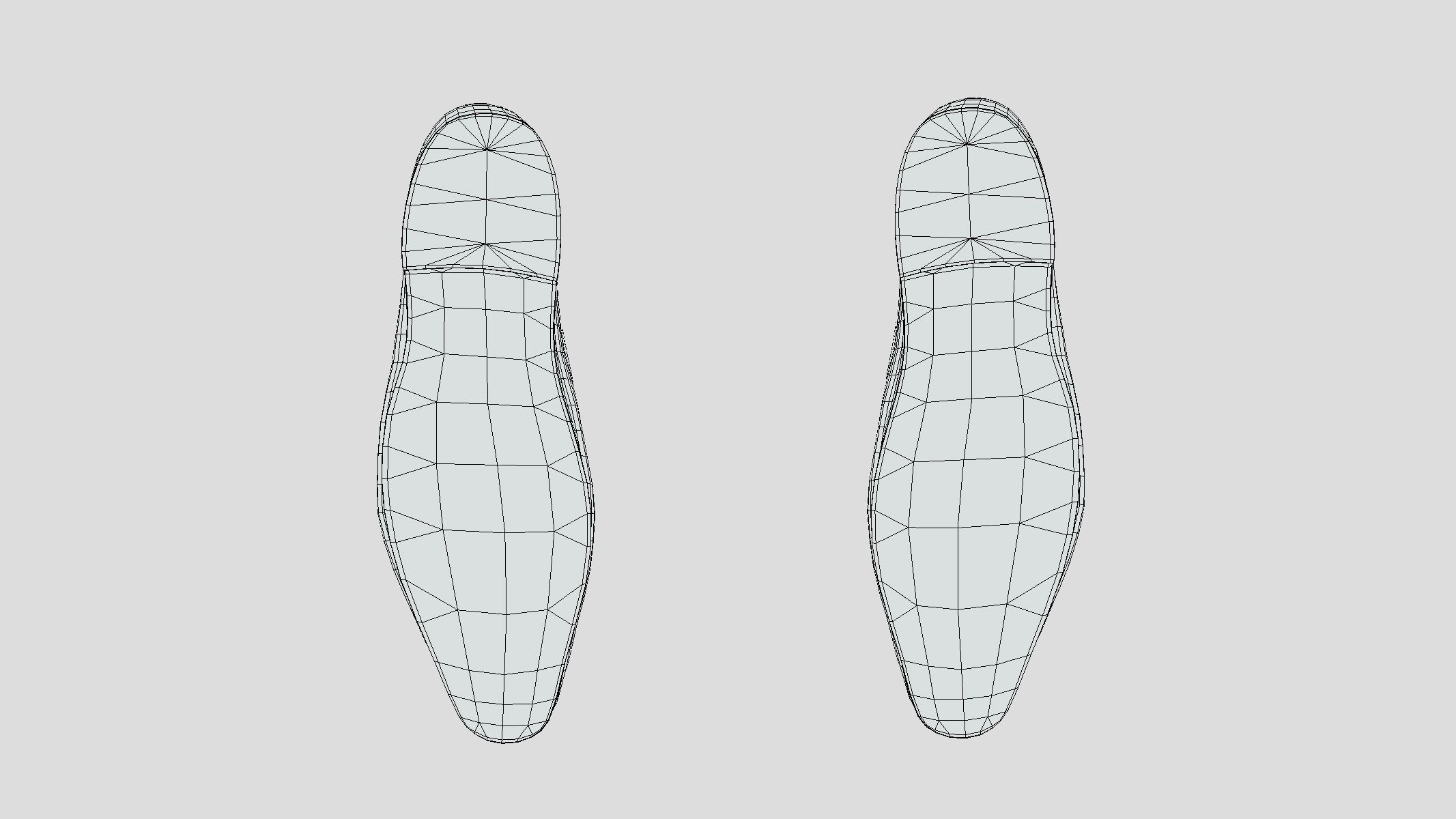 Cap Toe Low Poly Low-poly 3D model_11