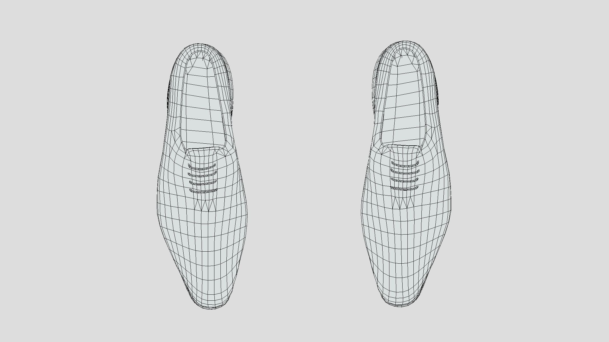 Cap Toe Low Poly Low-poly 3D model_9