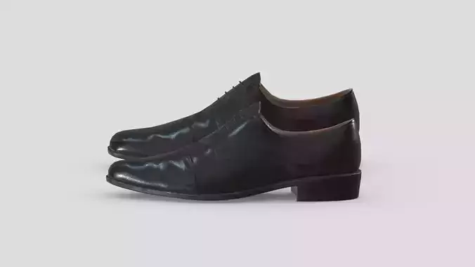 Cap Toe Low Poly Low-poly 3D model