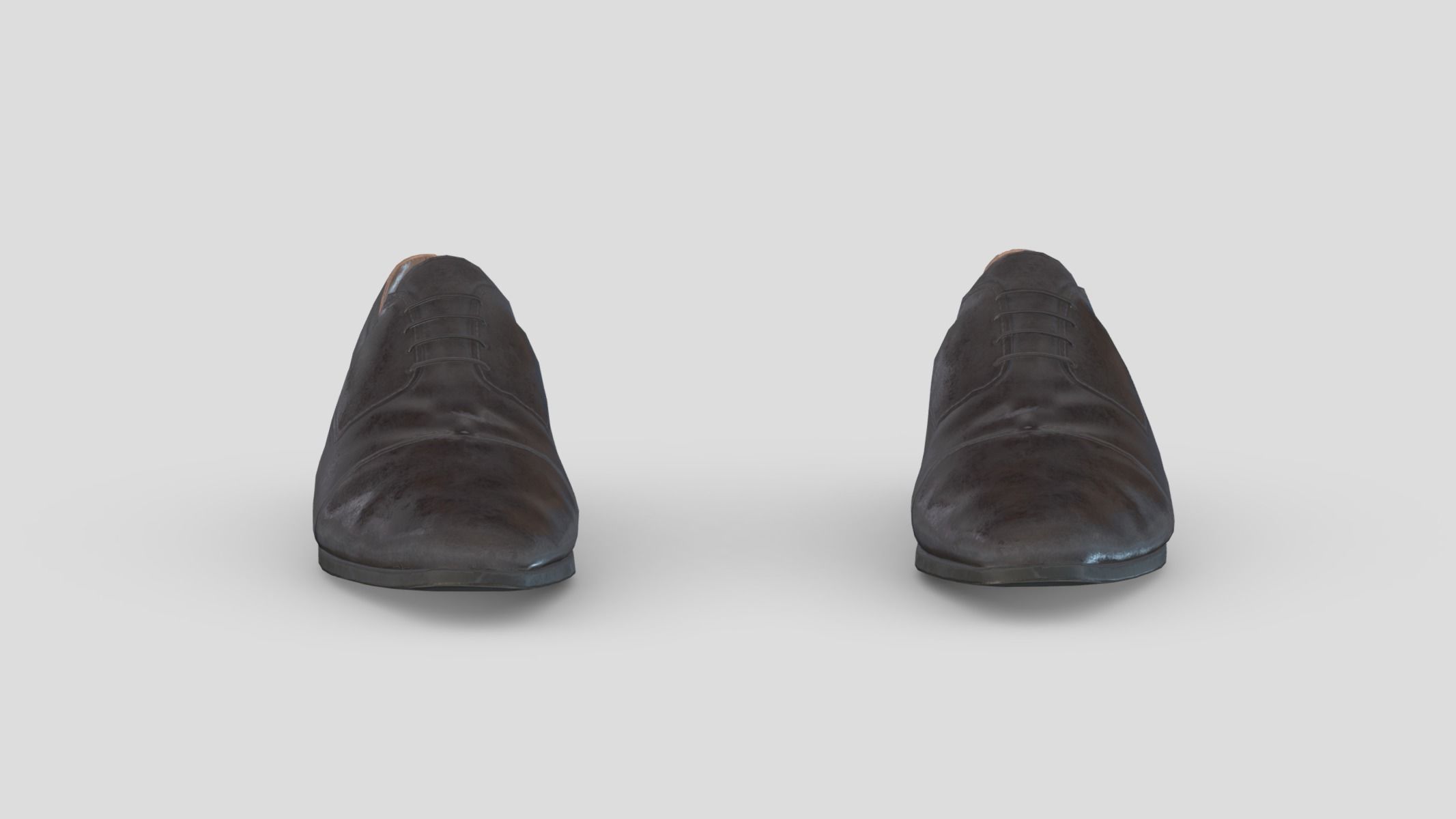 Cap Toe Low Poly Low-poly 3D model_2
