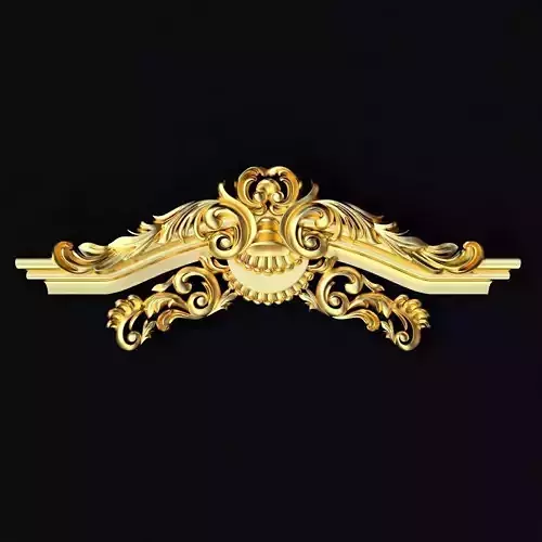 Central decor ornament for furniture