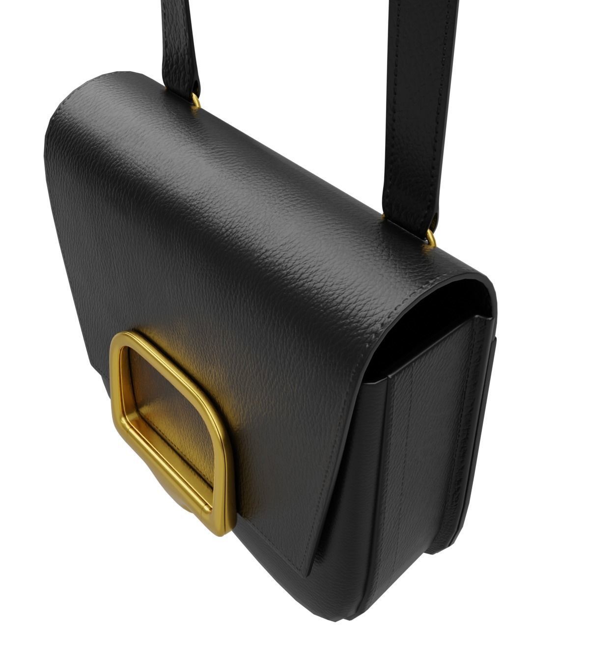 Hermes Della Cavalleria Mini Rubis Bag Low-poly 3D model_13