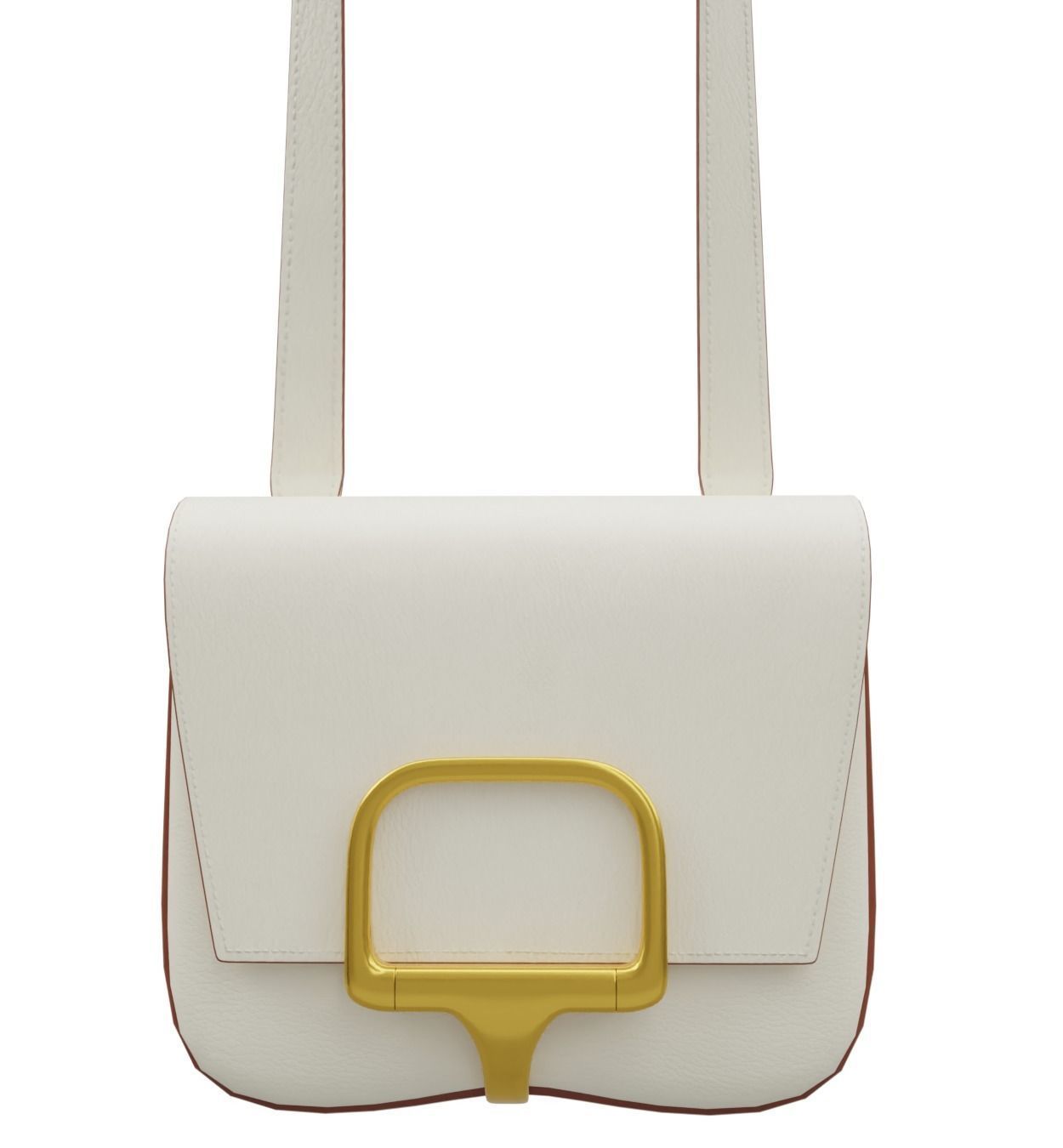 Hermes Della Cavalleria Mini Rubis Bag Low-poly 3D model_23