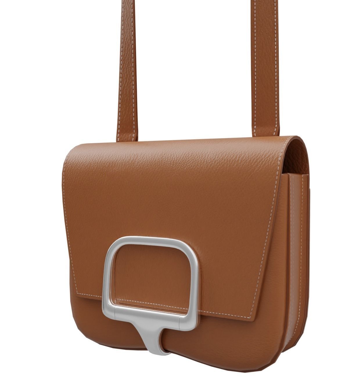 Hermes Della Cavalleria Mini Rubis Bag Low-poly 3D model_4