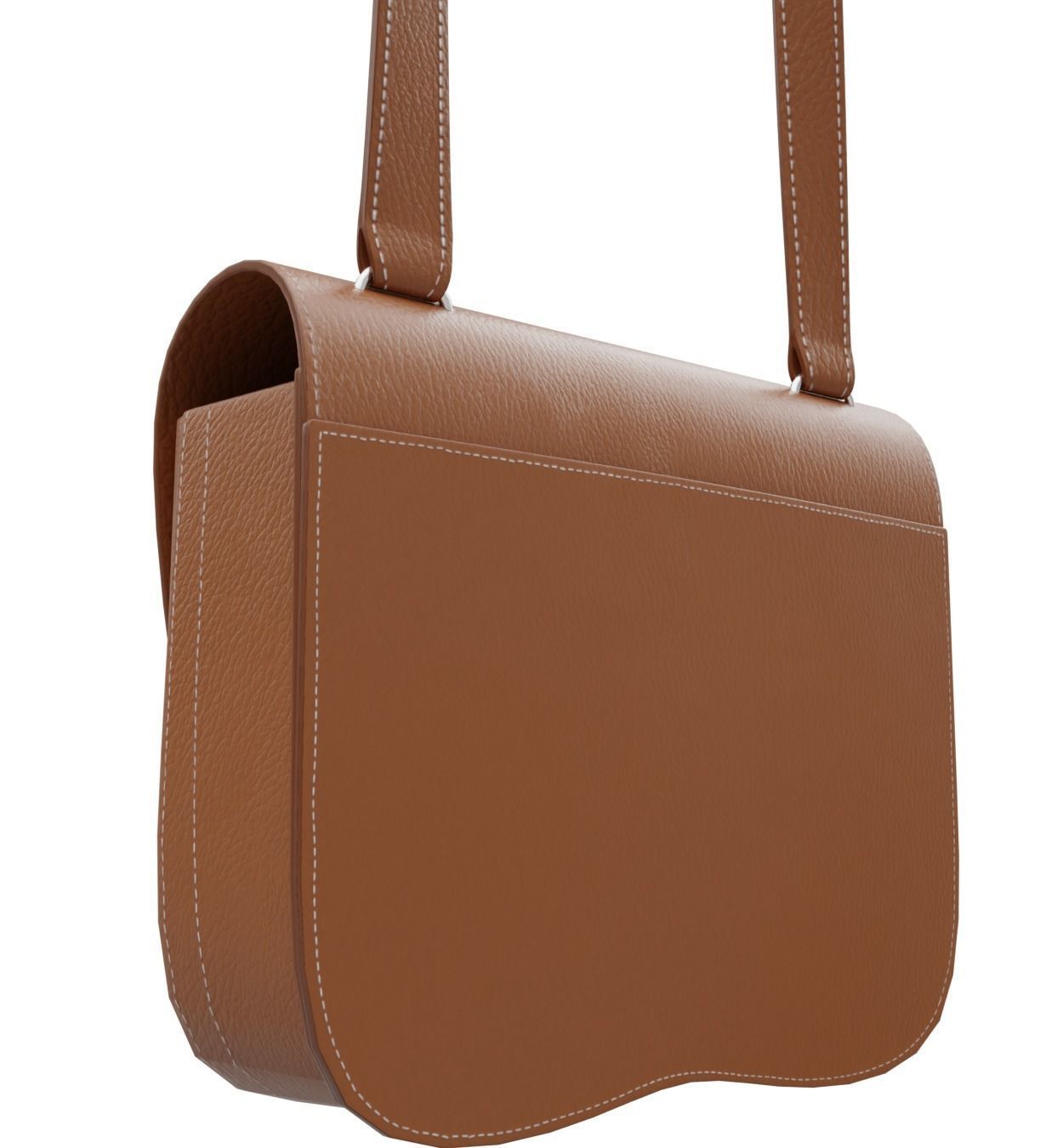 Hermes Della Cavalleria Mini Rubis Bag Low-poly 3D model_19