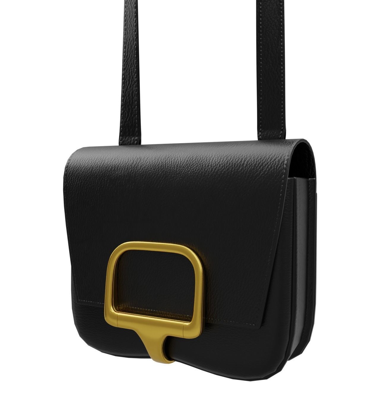 Hermes Della Cavalleria Mini Rubis Bag Low-poly 3D model_14
