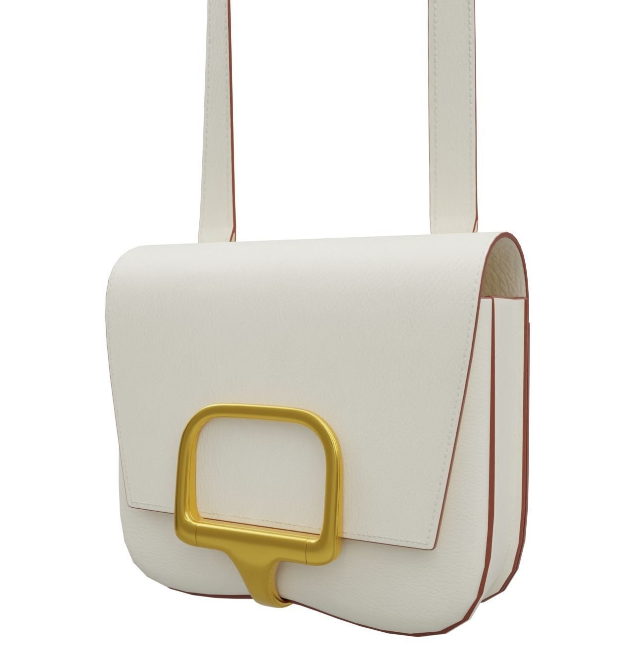 Hermes Della Cavalleria Mini Rubis Bag Low-poly 3D model_25