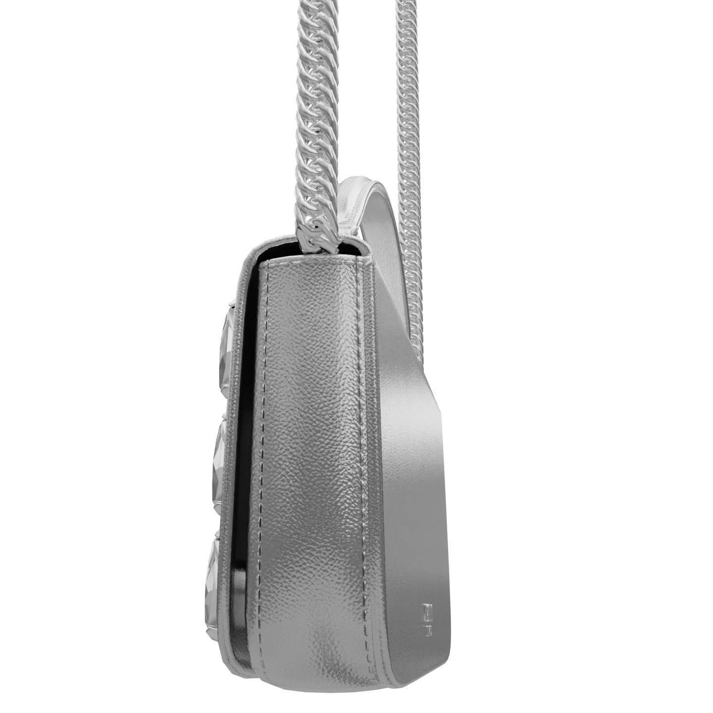 Moschino Laminated Bag With Jewel Stones Bag Low-poly 3D model_19