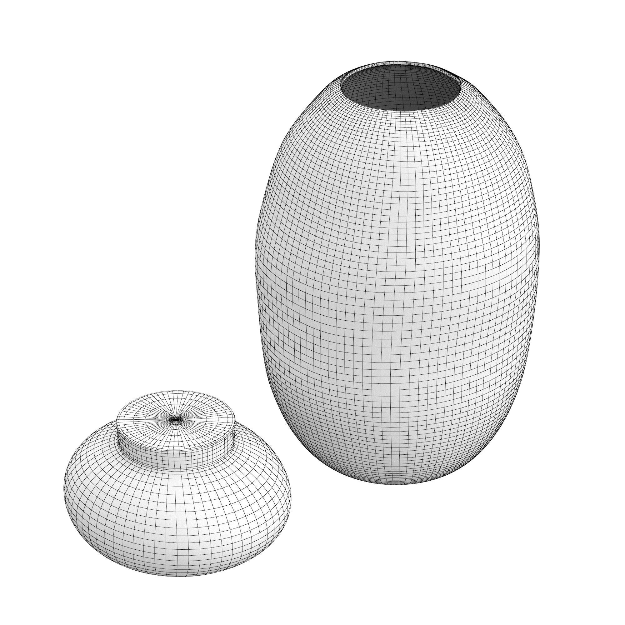 BON BON mega latte sculpture vase 3D model_4