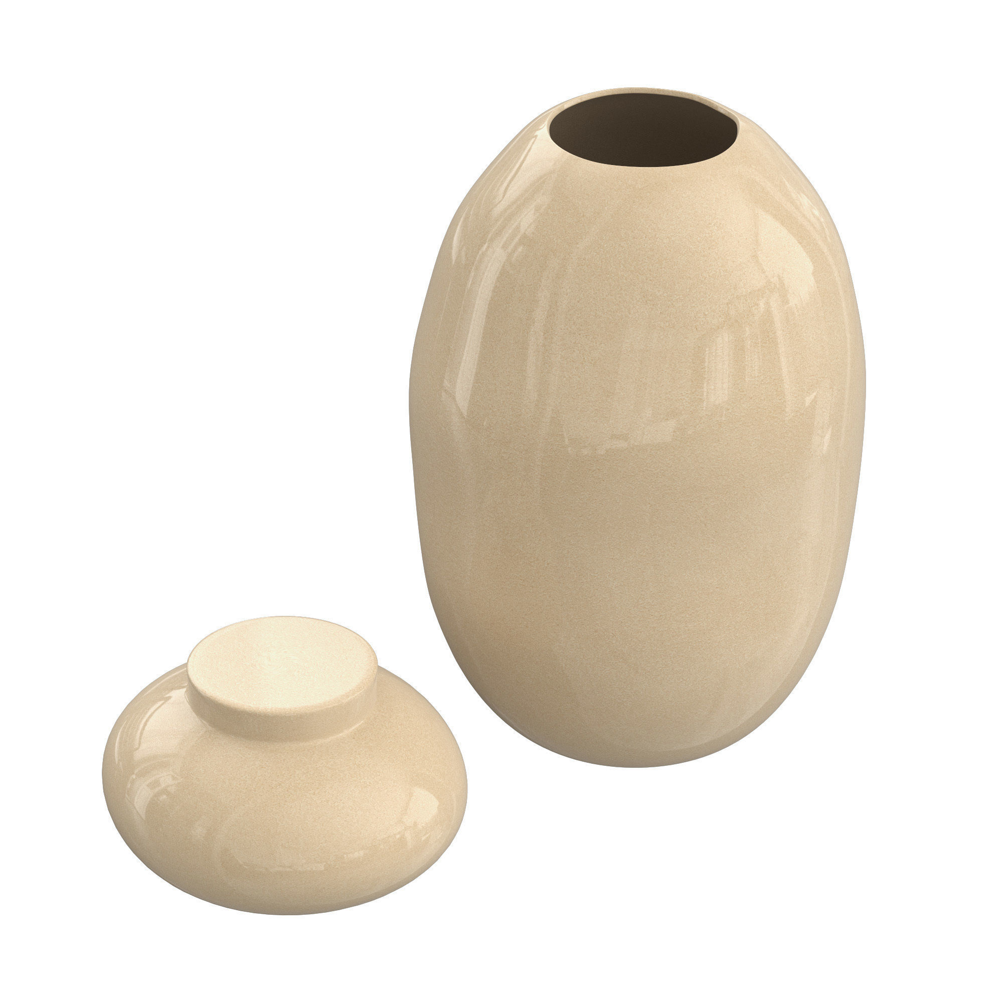 BON BON mega latte sculpture vase 3D model_3